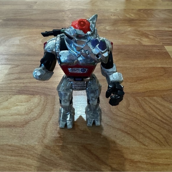 Playmates Toys Other - Vtg 1993 Teenage Mutant Ninja Turtles Robotic Rocksteady 4” Figure See Photos